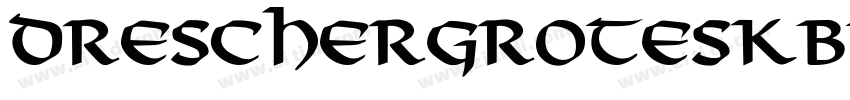 DrescherGroteskBT Bo字体转换